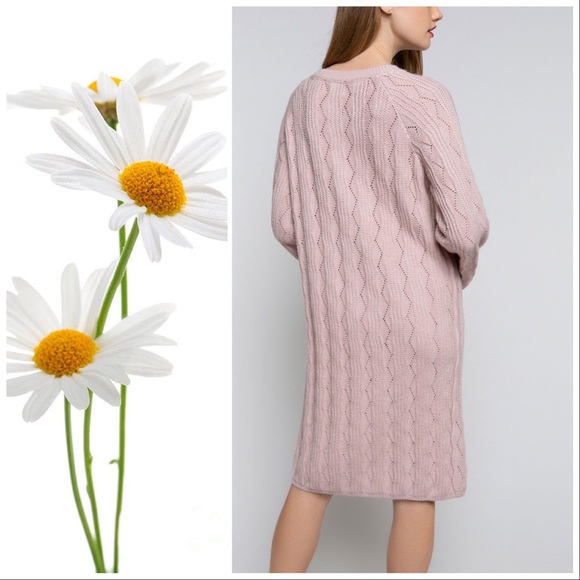 POL Cozy Pink Sweater Dress - Picture 4 of 10